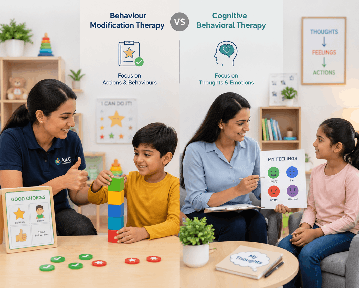 Behaviour Modification Therapy vs Cognitive Behavioral Therapy
