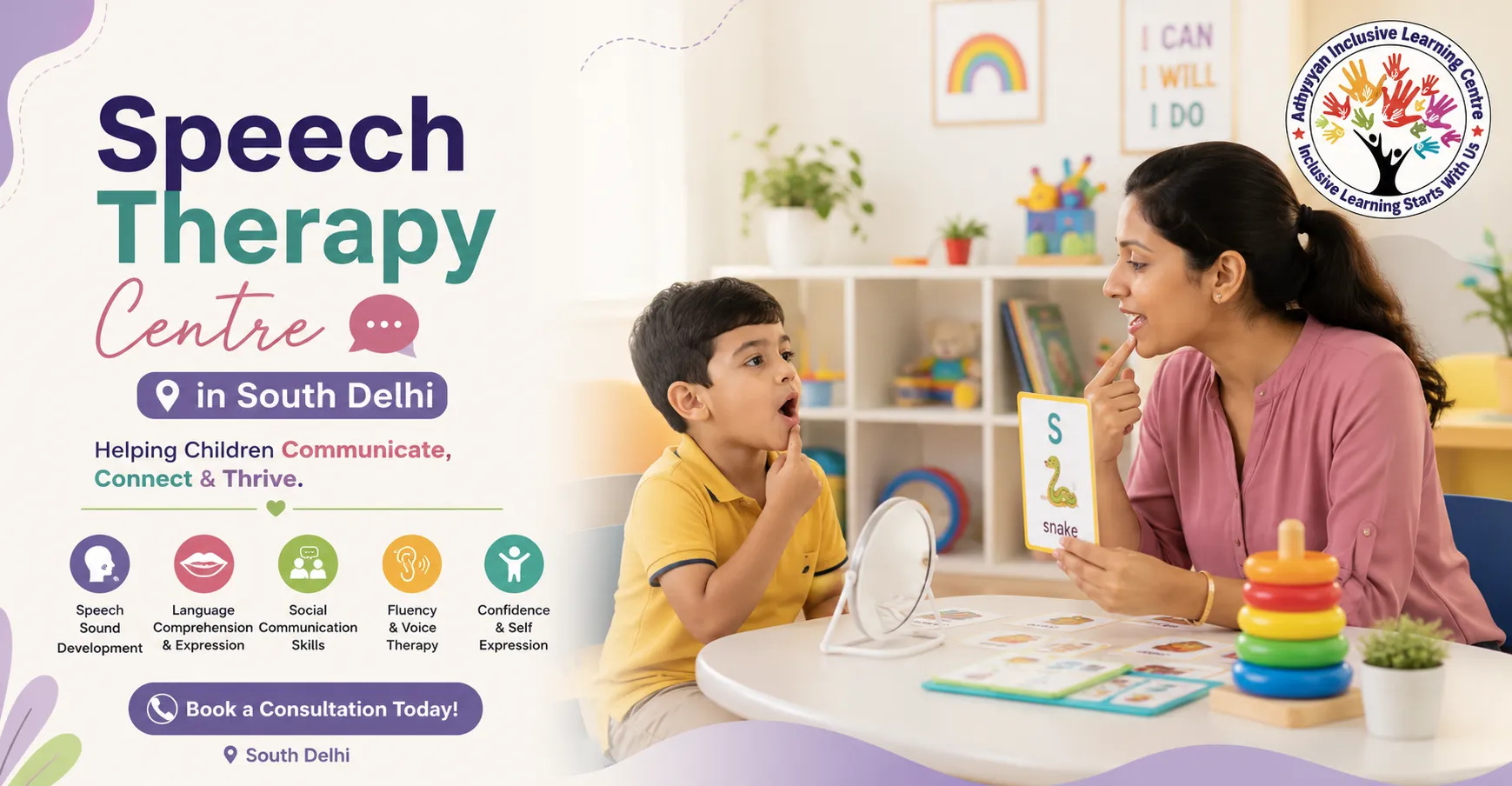 Speech Therapy Centre in South Delhi