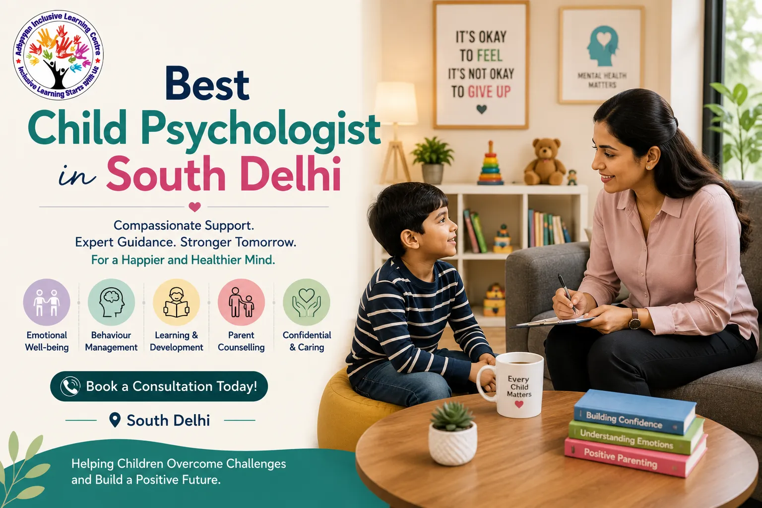 Best Child Psychologist in South Delhi